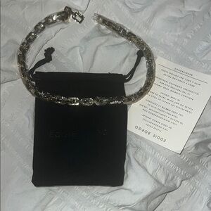 Handmade Eddie Borgo Gold and Silver Bracelet